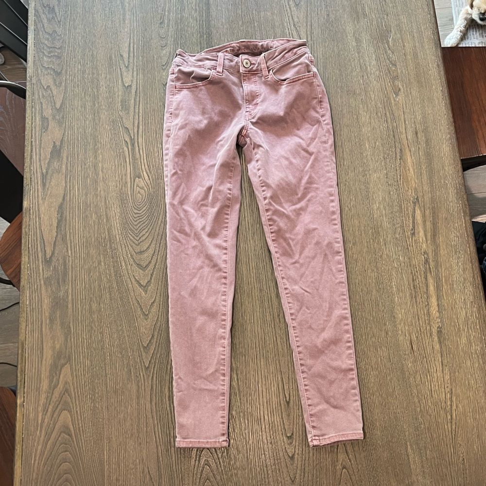 American Eagle Ne(x)t Level Stretch Purple Skinny Jeans 6